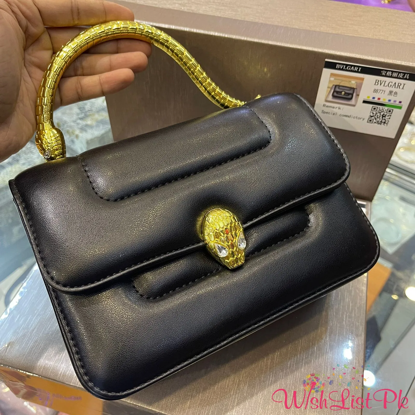 Bvlgari Aaa Black Bag