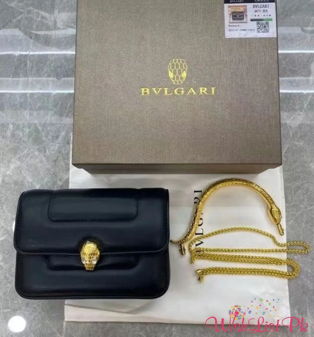 Bvlgari Aaa Black Bag