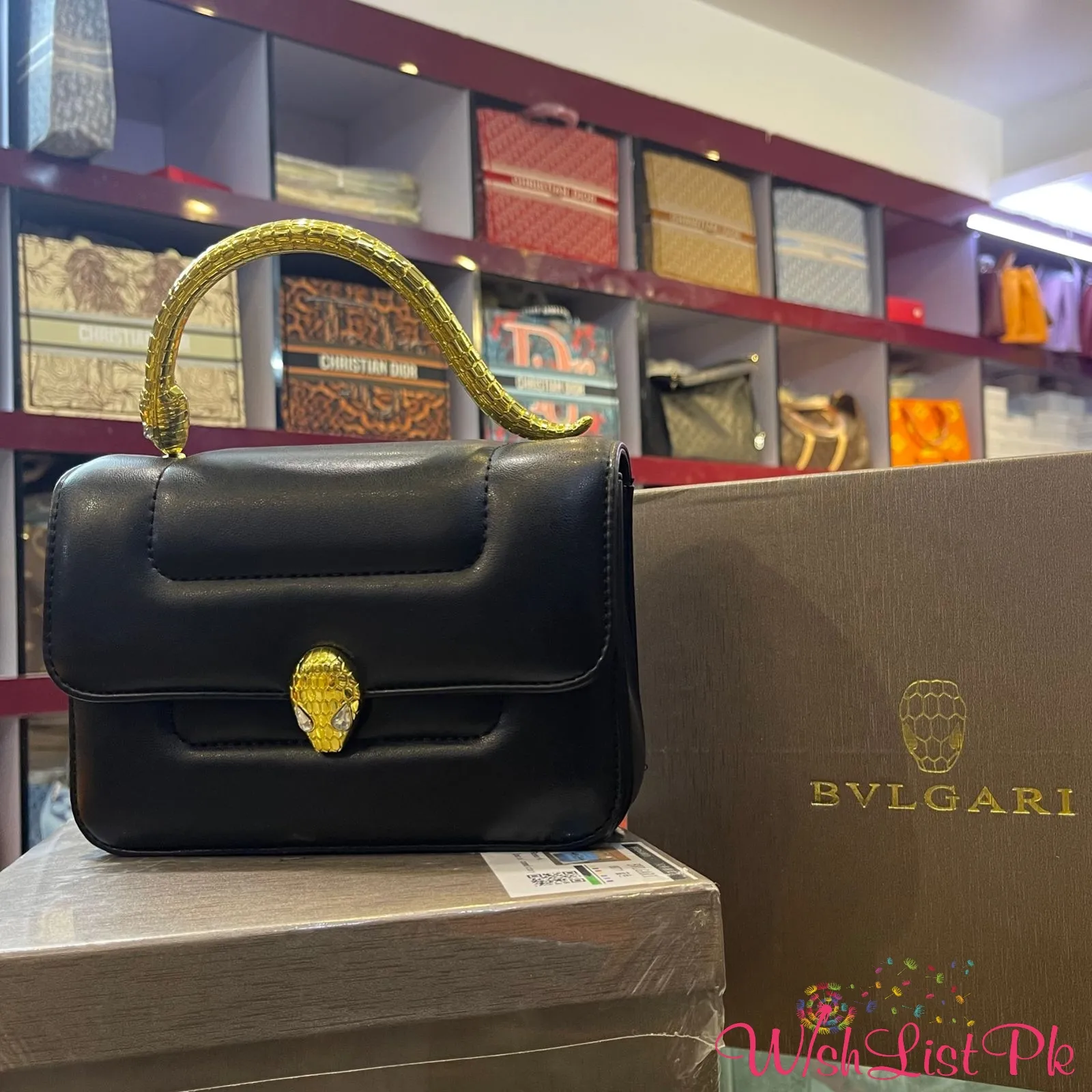 Bvlgari Aaa Black Bag