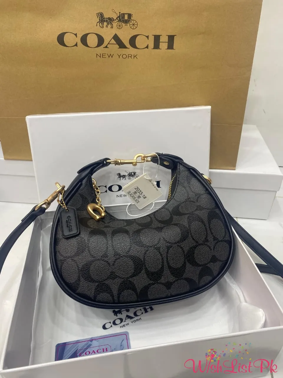 Best Price Coach crescent handbag  