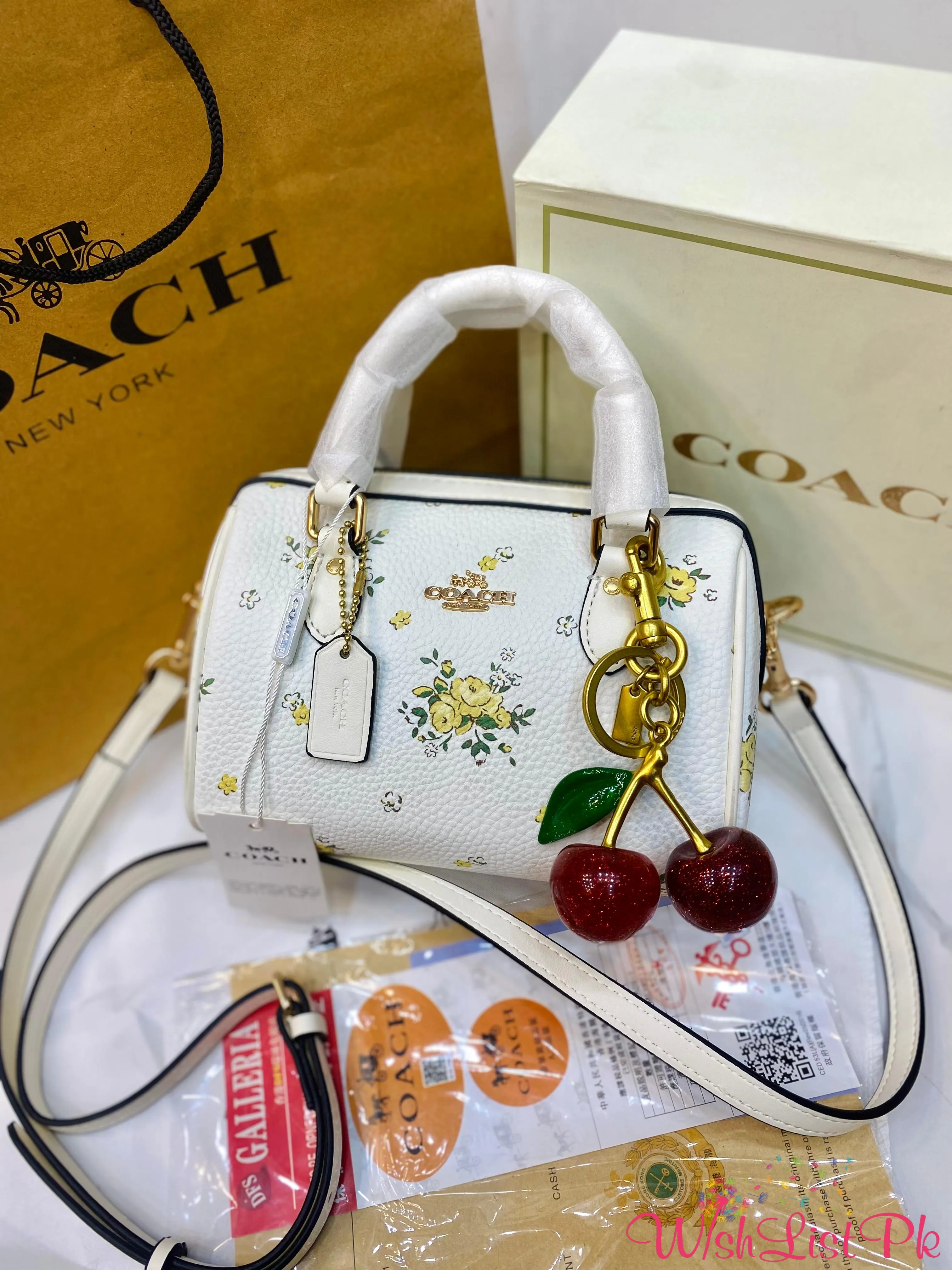 Coach Floral Satchel 