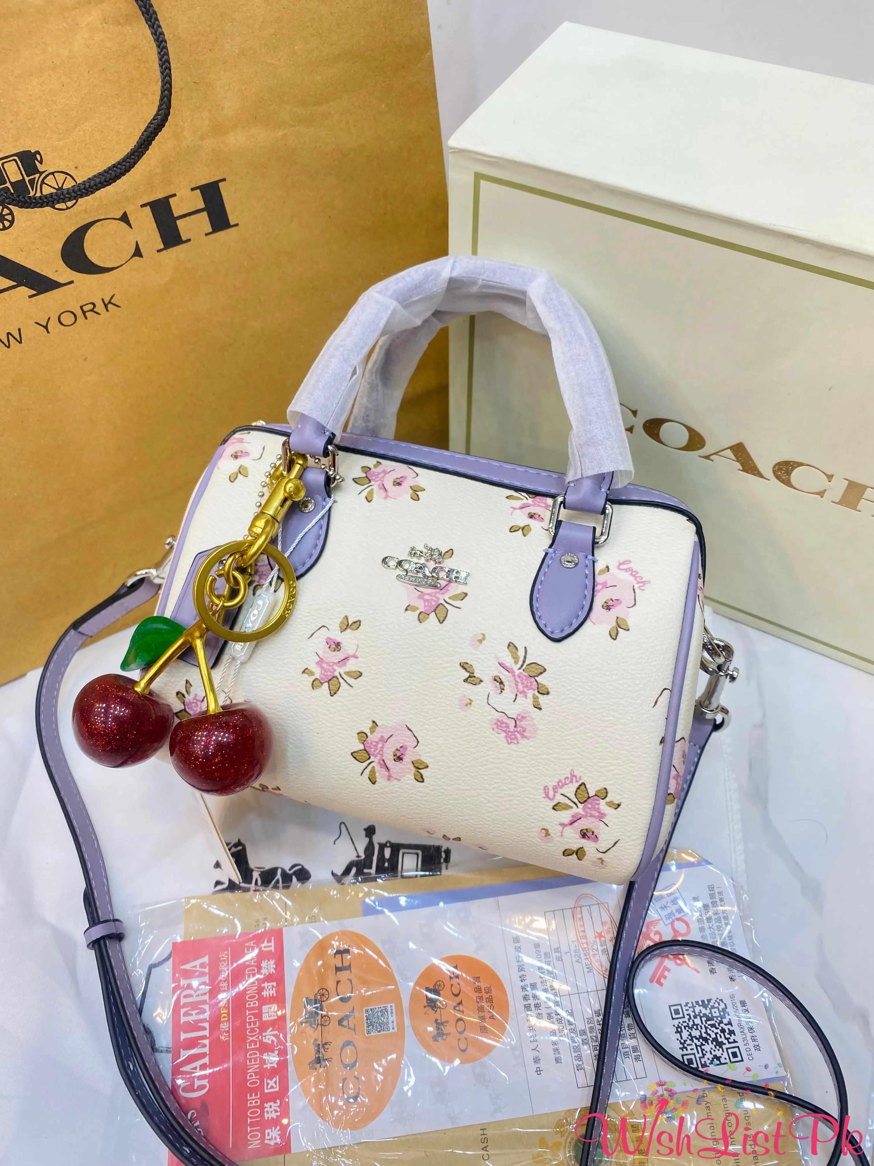 Coach Floral Satchel 