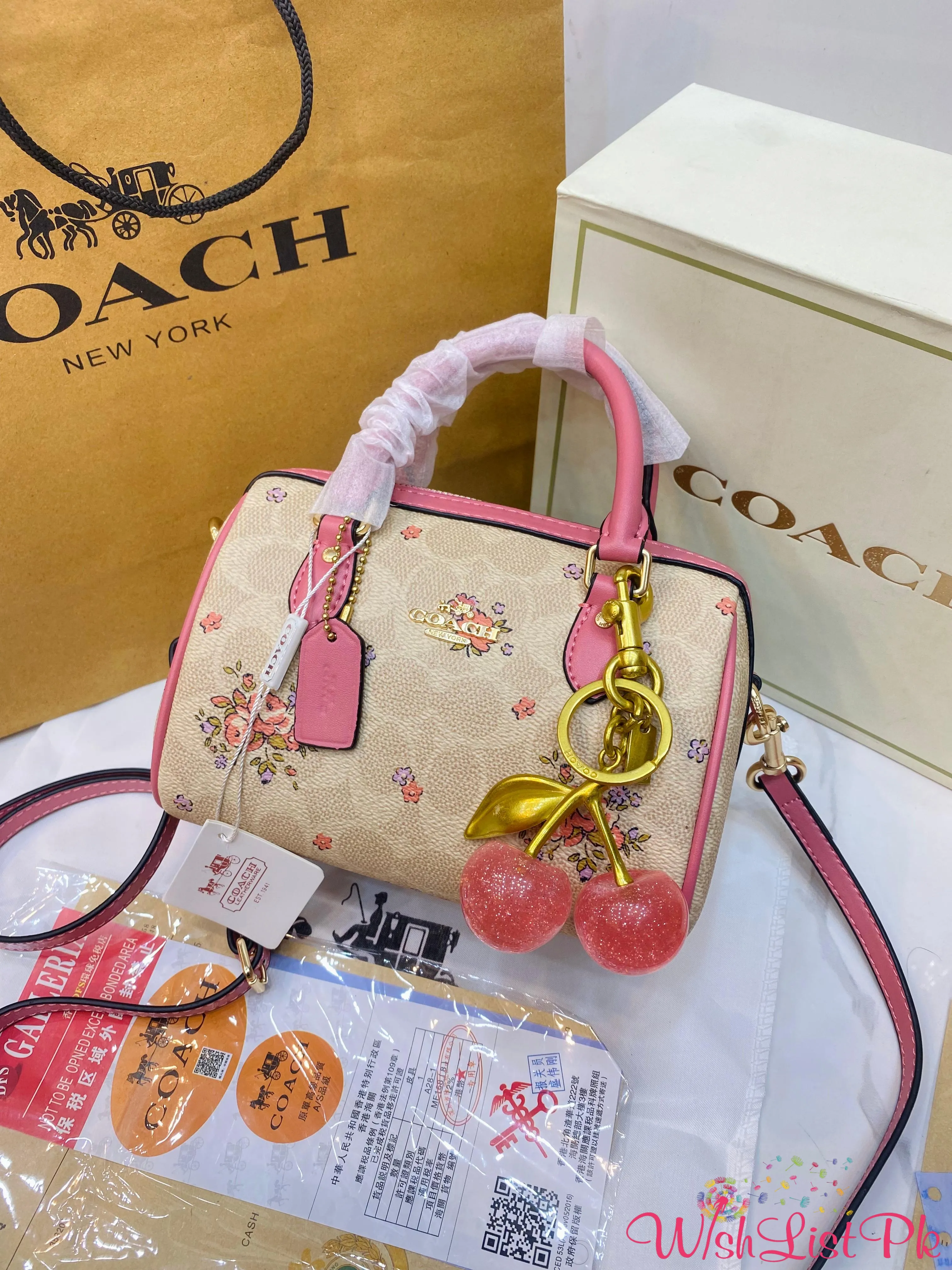 Coach Floral Satchel 