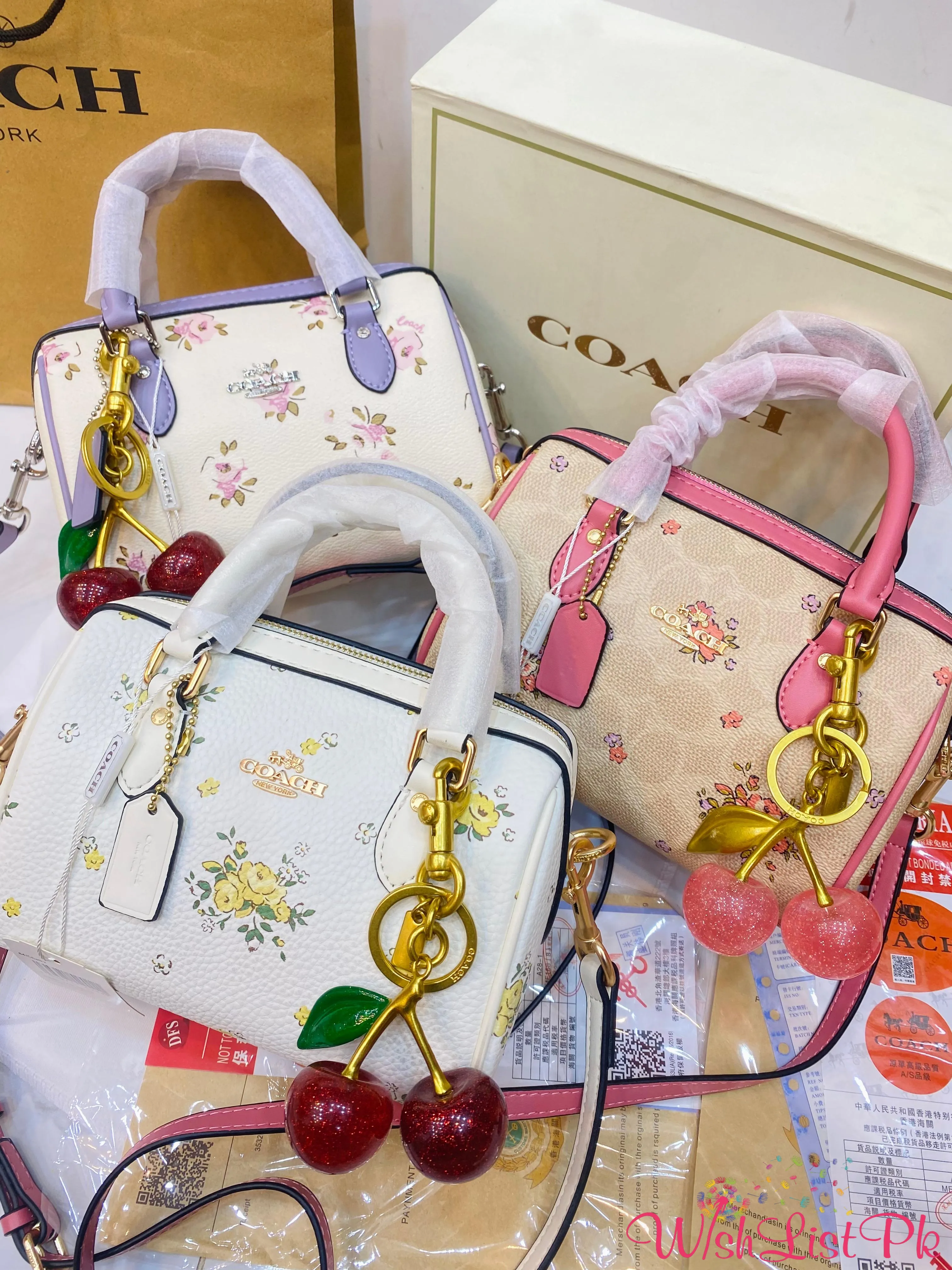 Coach Floral Satchel 