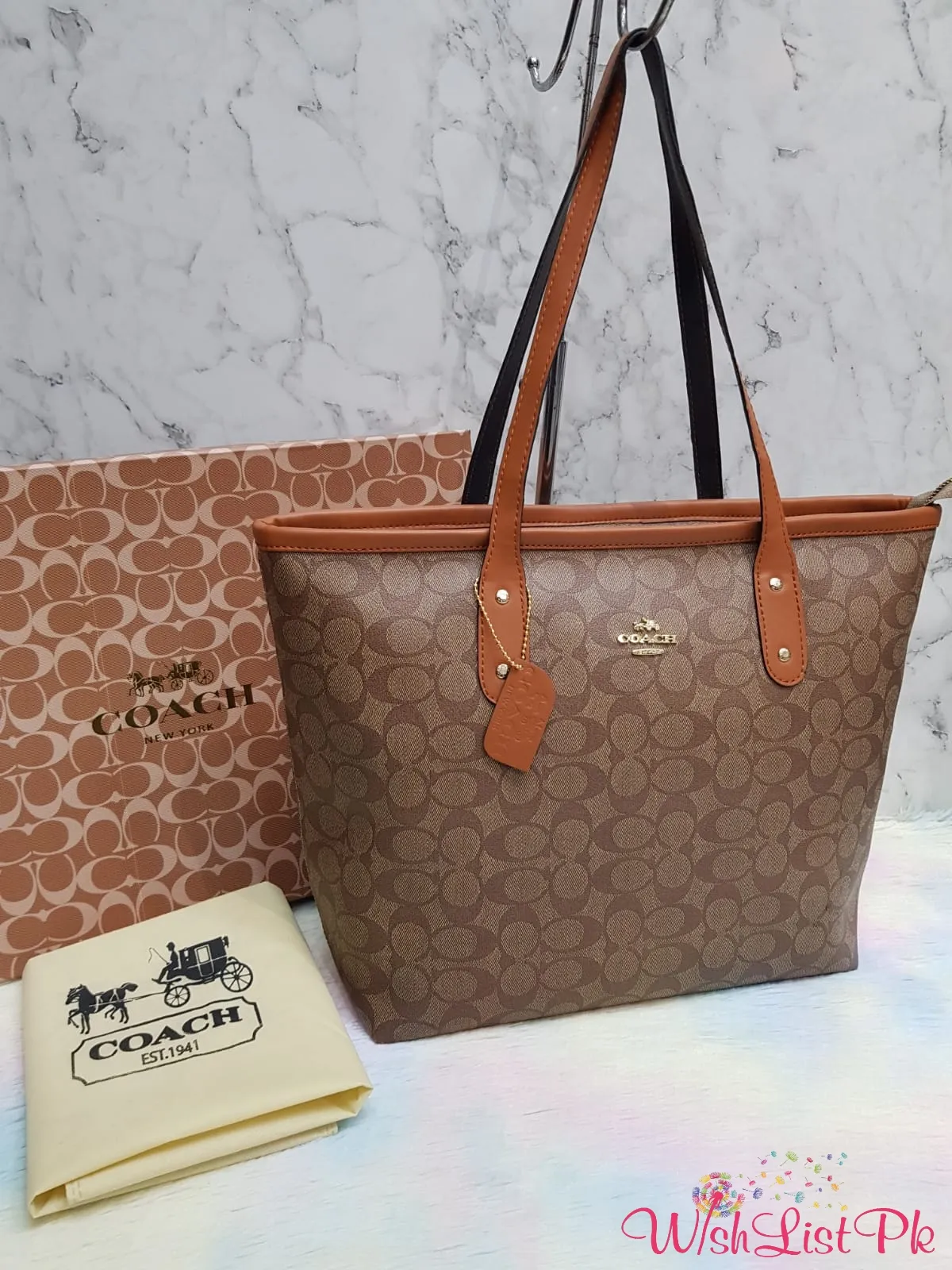Coach Zip Top Tote