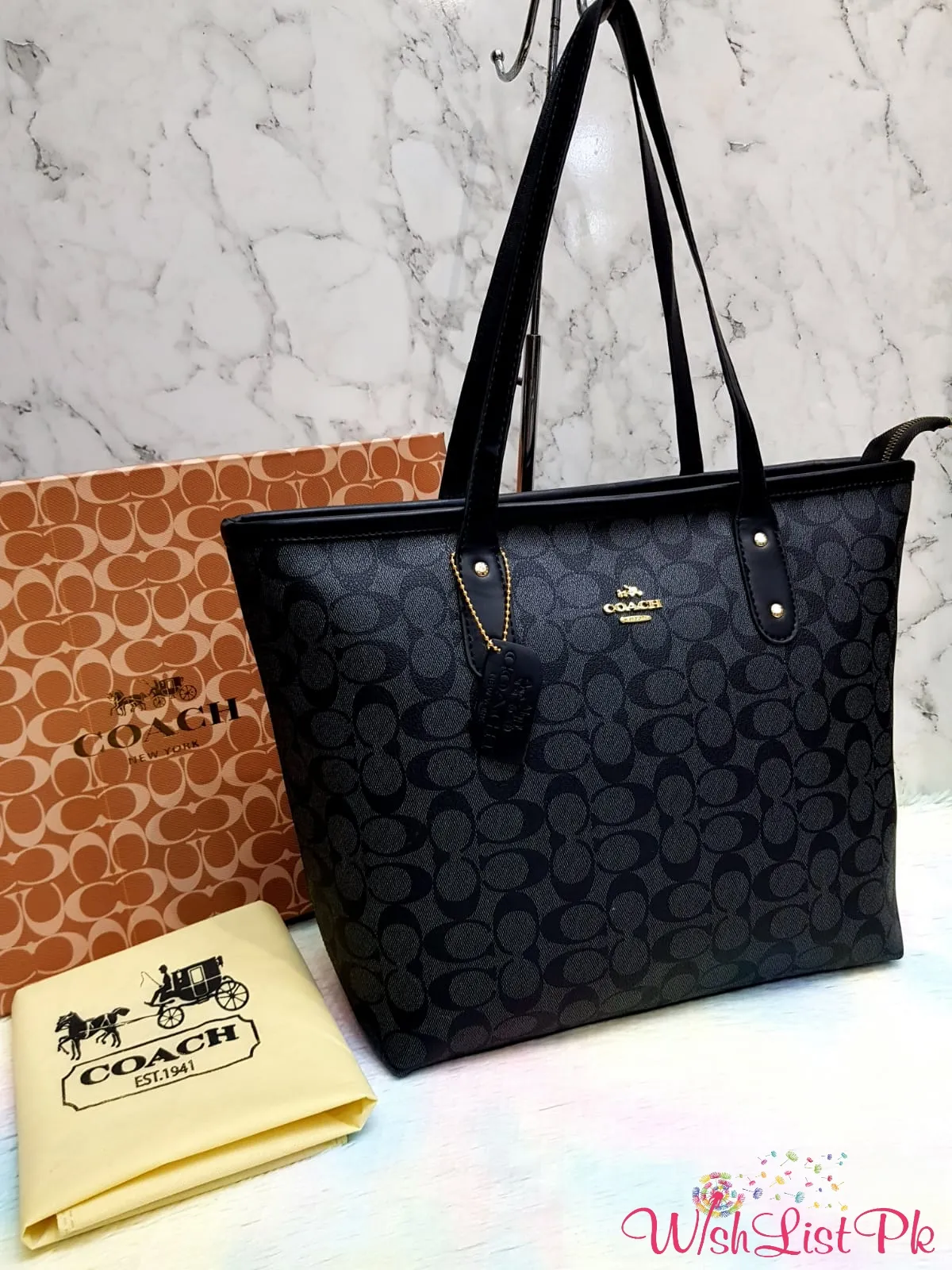Coach Zip Top Tote