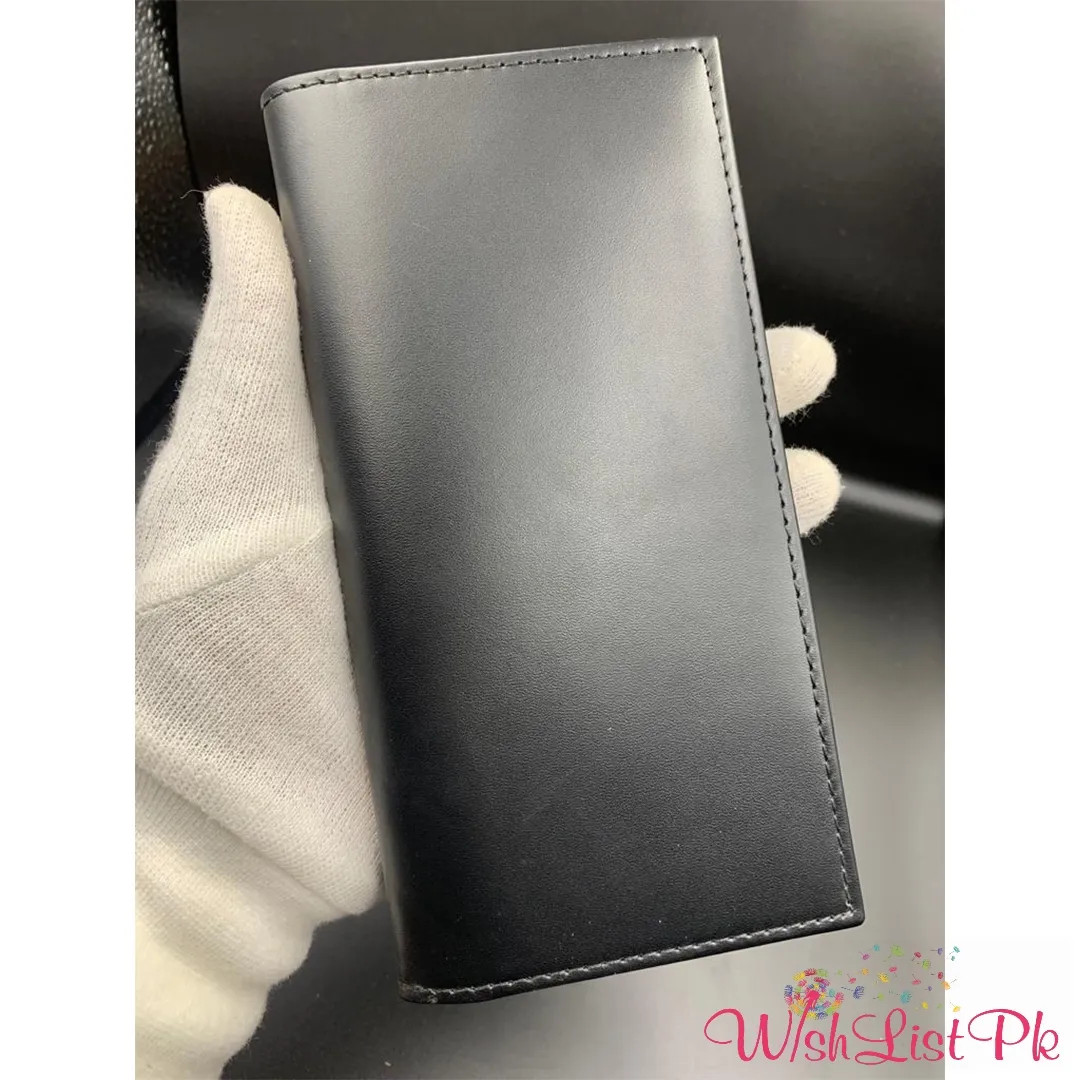 Cow Leather Long Wallet