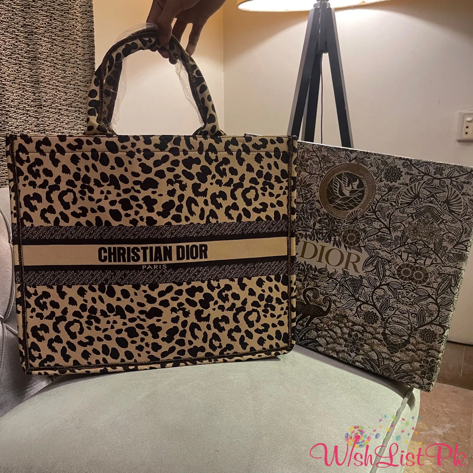 Dior Leopard Tote 