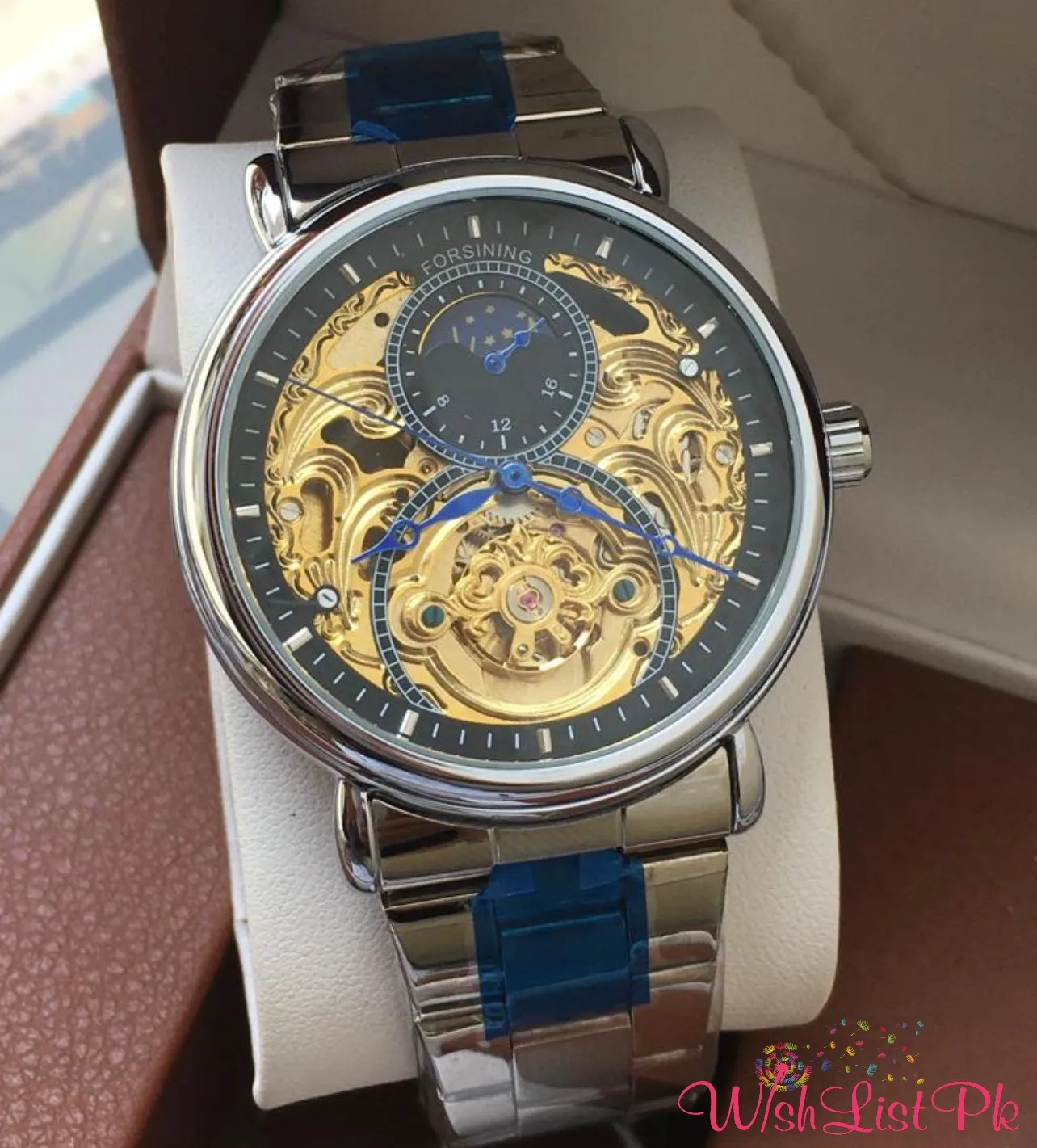 Forsining Silver Chain Watch