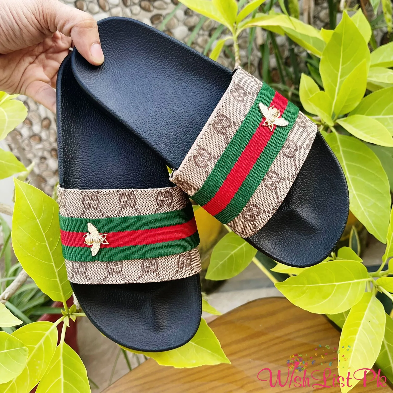 Gucci Bee Slides