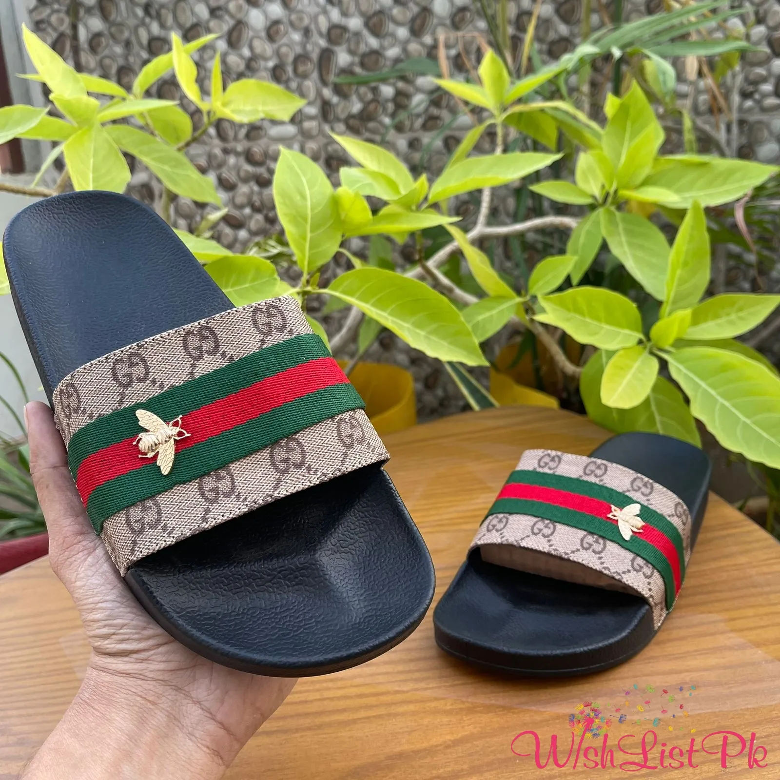Gucci Bee Slides