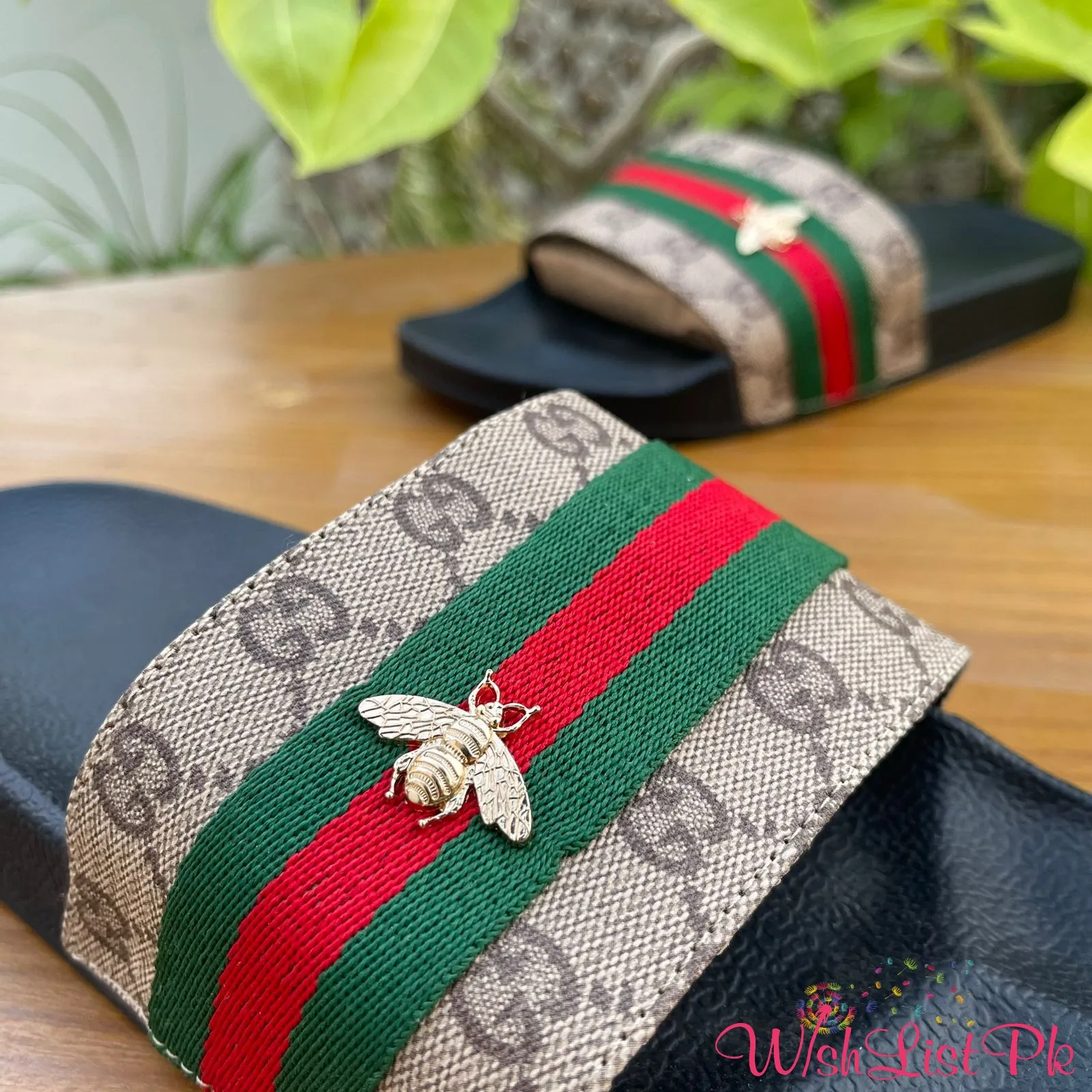 Gucci Bee Slides