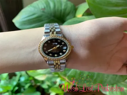 Rolex Mini Watch With Stones