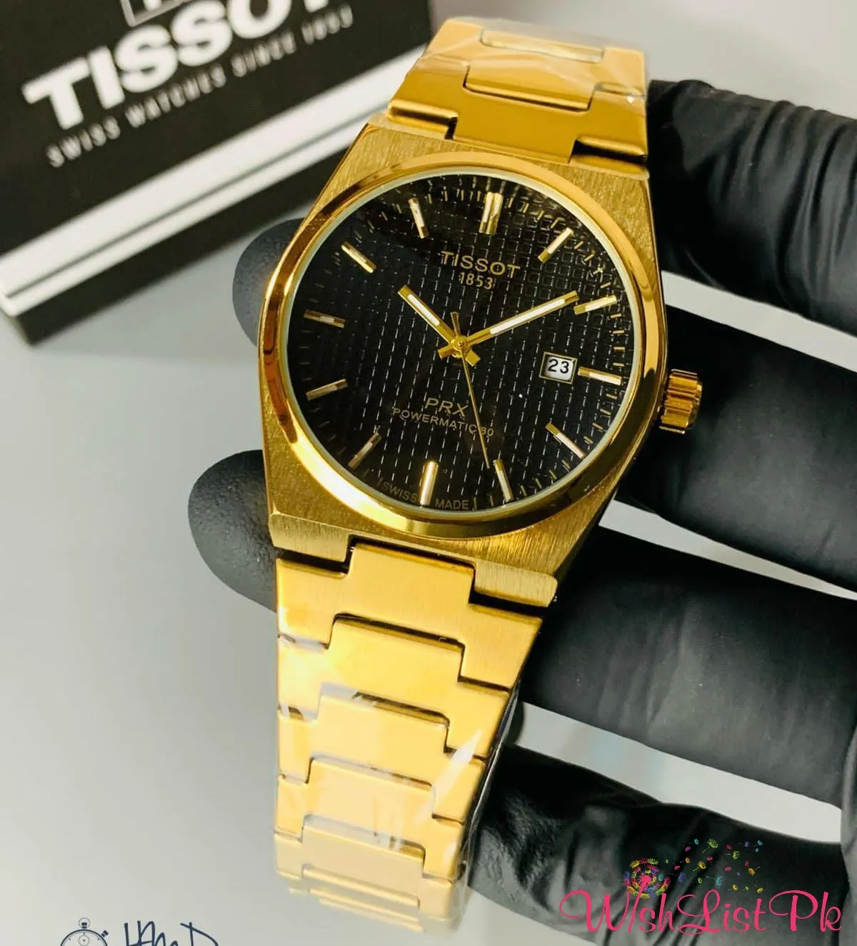Tissot Prx Gold Chain 