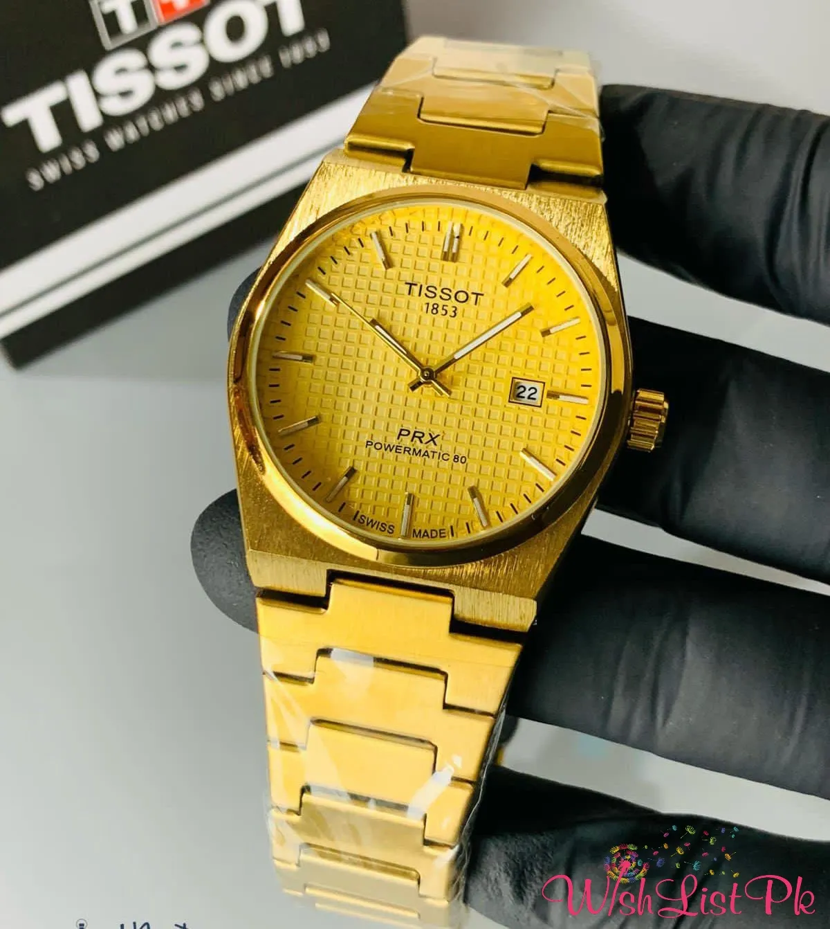 Tissot Prx Gold Chain 