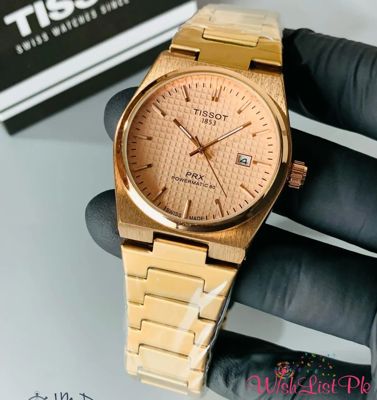 Tissot Prx Rose Gold Chain 