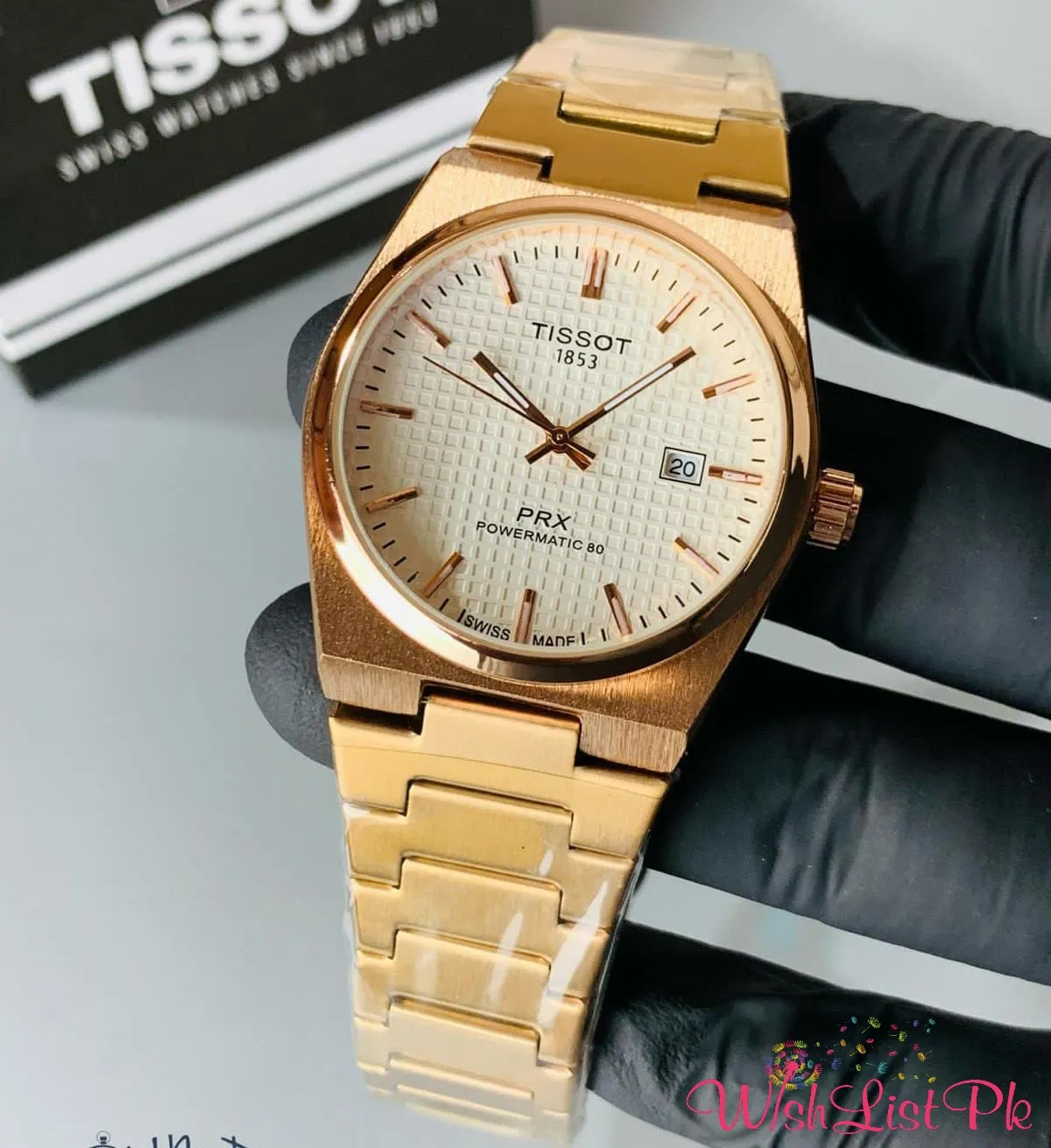 Tissot Prx Rose Gold Chain 