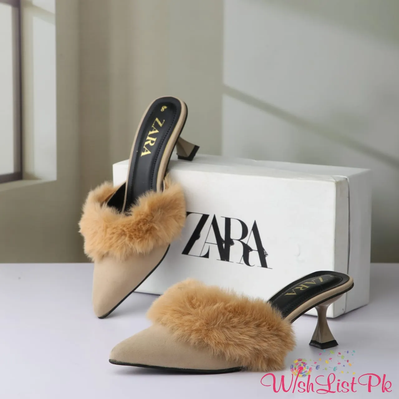 Zara Furr Heels 
