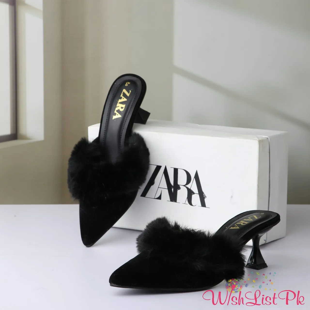 Zara Furr Heels 