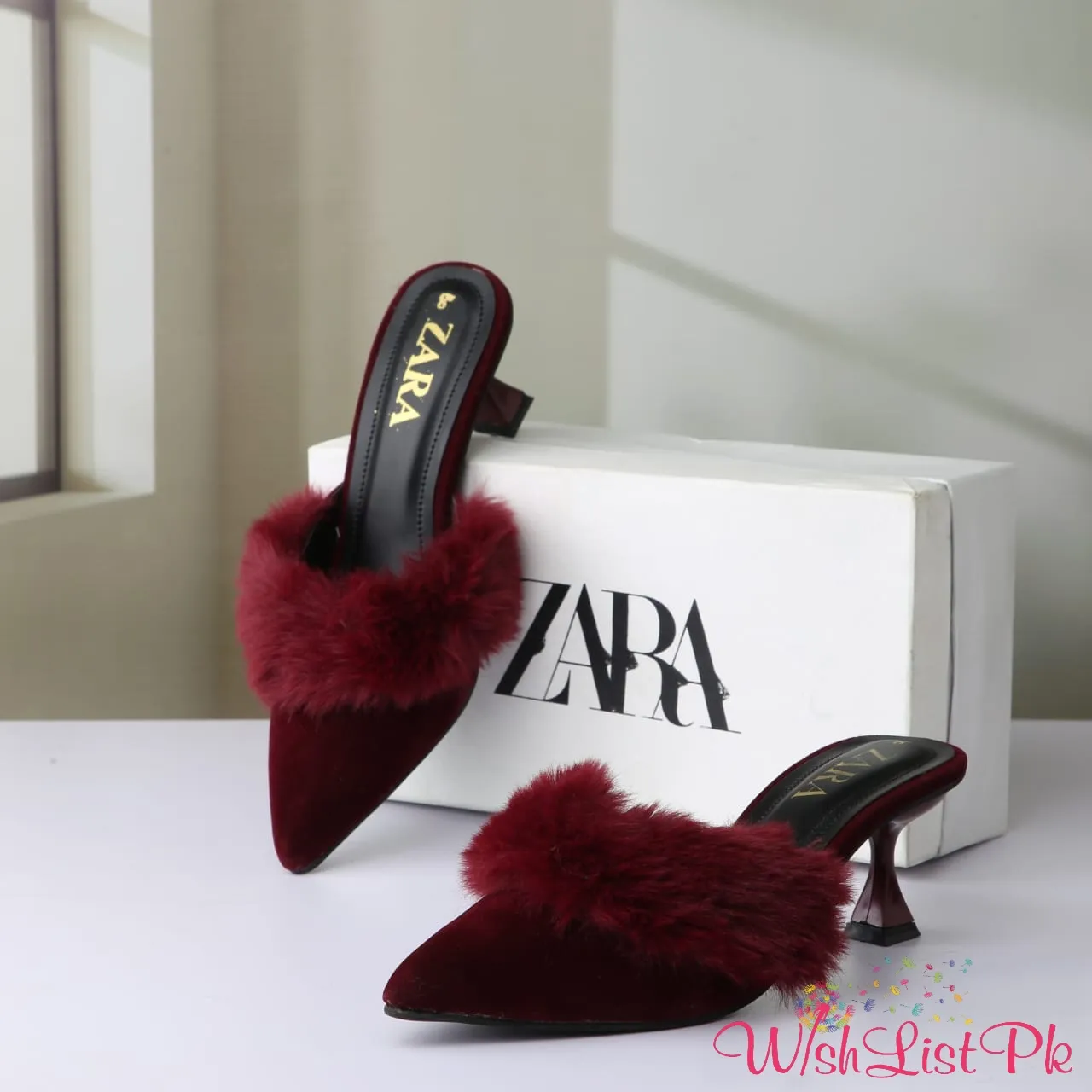Zara Furr Heels 