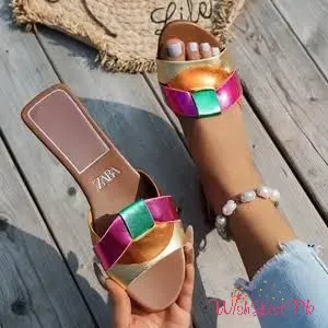 Zara Multi Color Flats 