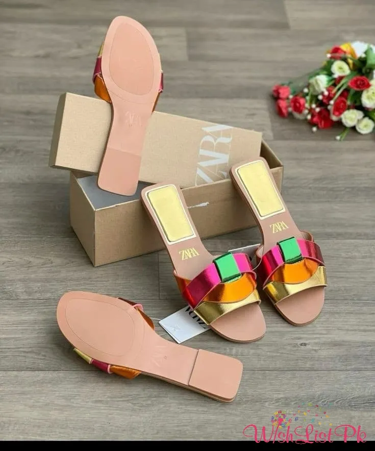 Zara Multi Color Flats 
