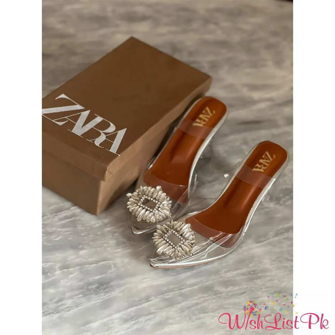 Zara Rhinestones Heels