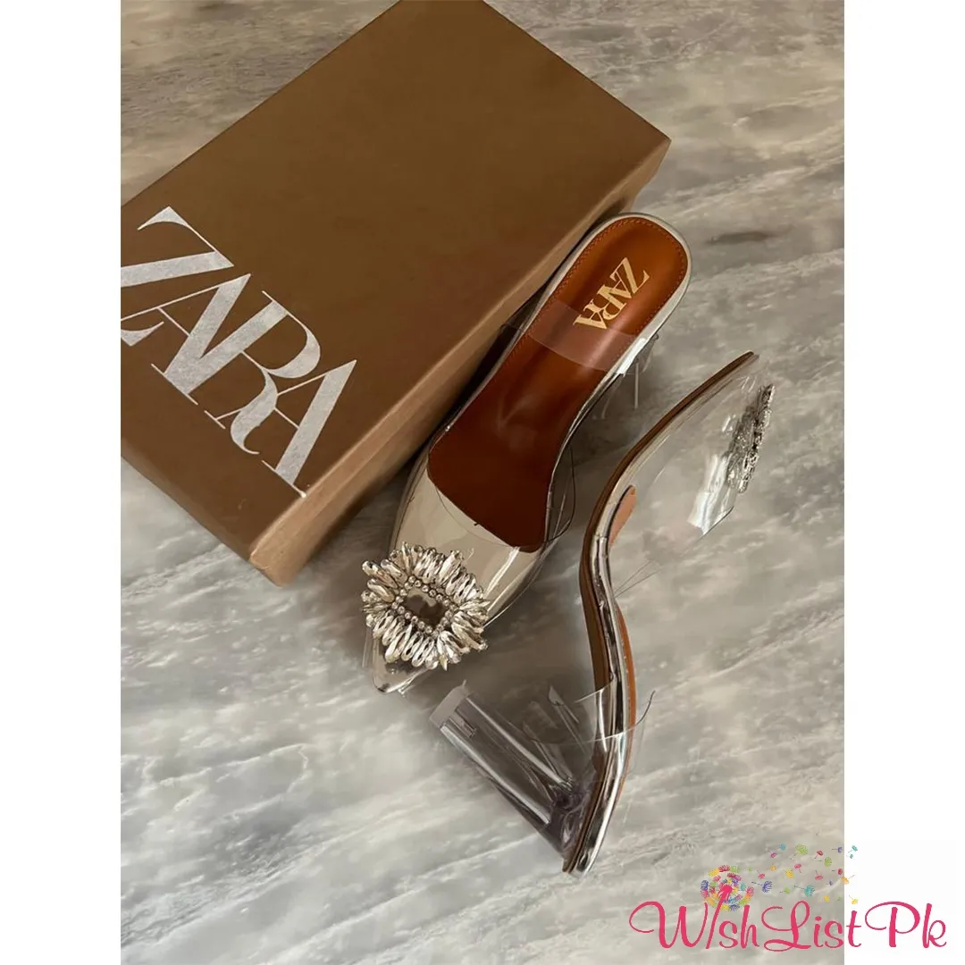Zara Rhinestones Heels