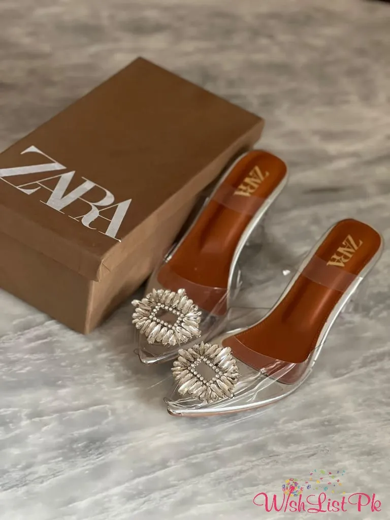 Zara Rhinestones Wedge